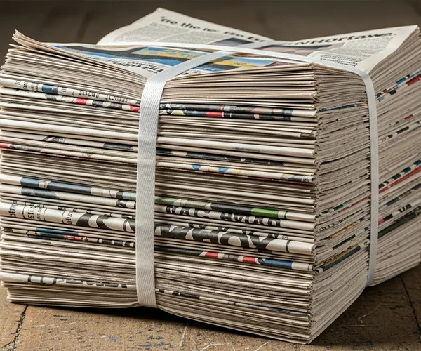 Newspaper Strapping