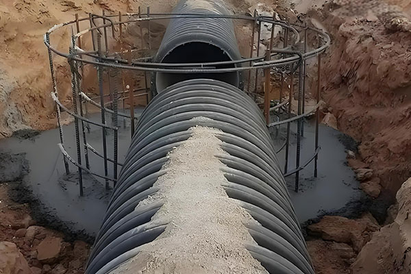 corrugated pipe
